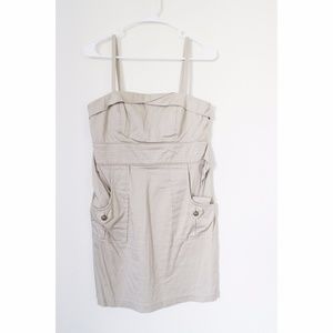 City Triangles Trench Coat Style Belt Dress Sz 7